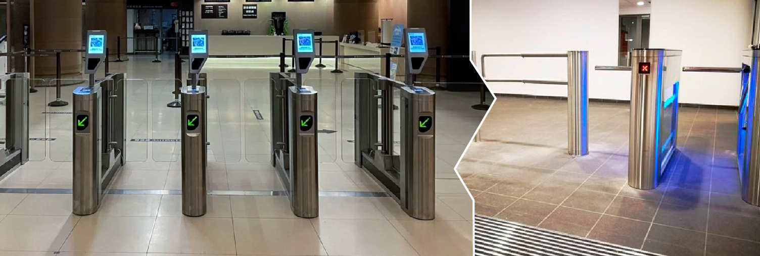 Pedestrian Access Gate Parking System Omnitec Security in Dubai UAE