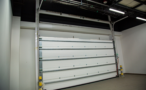 Sectional Overhead Door Parking System Omnitec Security in Dubai UAE