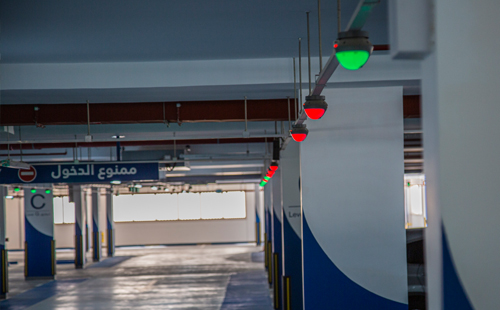 Ultrasonic Parking Guidance System in Dubai UAE